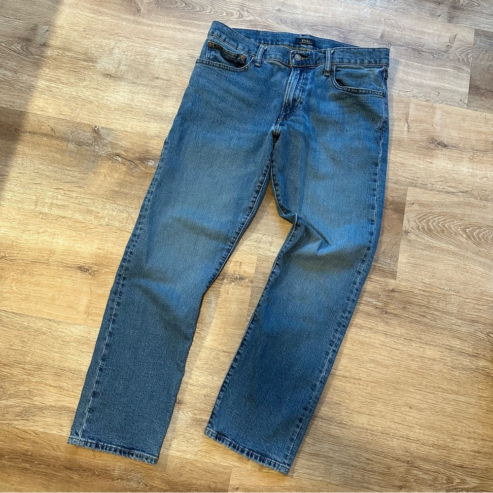 Polo Ralph Lauren Hampton Relaxed Straight Jeans Medium Wash 34x32
